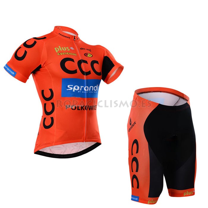 2015 Maillot Ccc Mangas Cortas