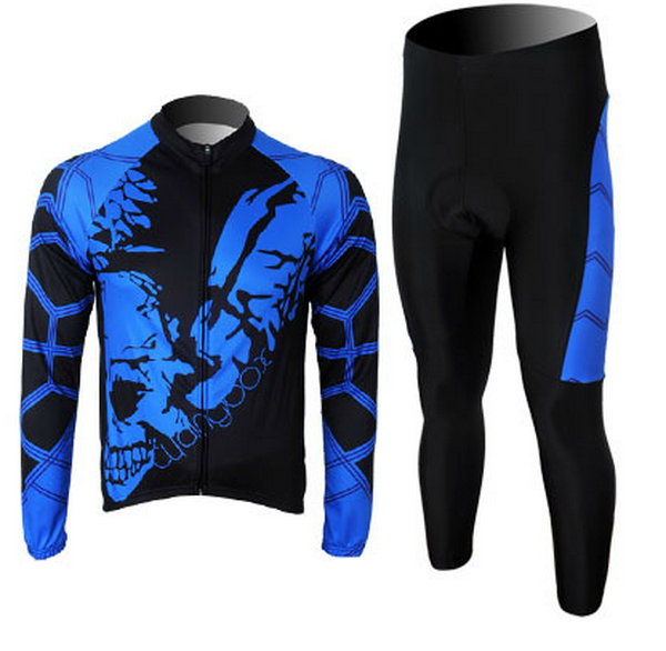 2013 Maillot Cyclingbox Azul Mangas largas