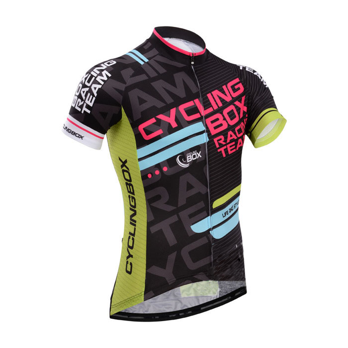 2014 Maillot Cyclingbox mangas cortas Azul