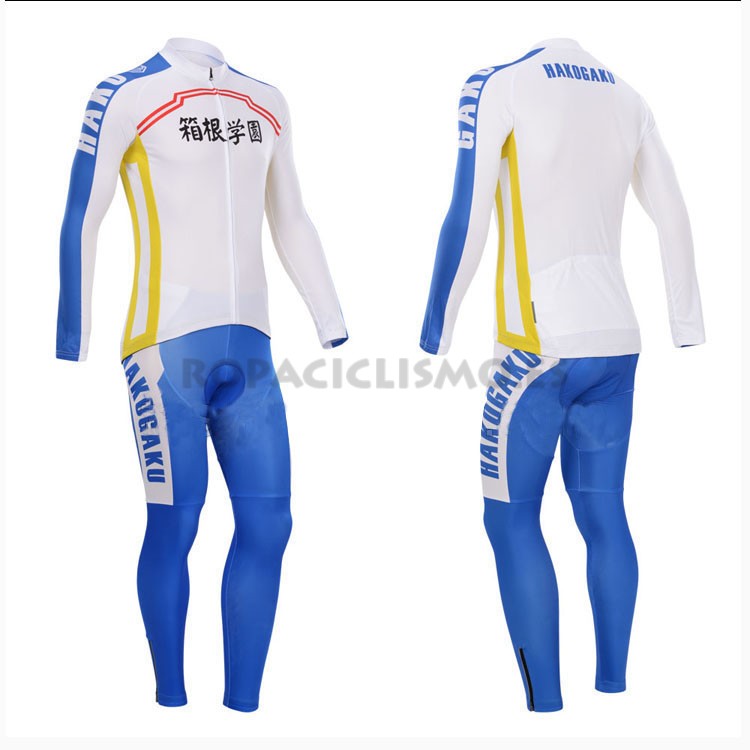 2014 Maillot Cyclingbox Mangas Largas azul