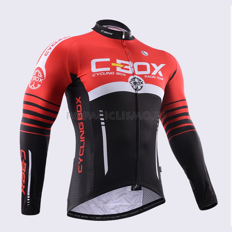 2015 Maillot Cyclingbox mangas largas Negro