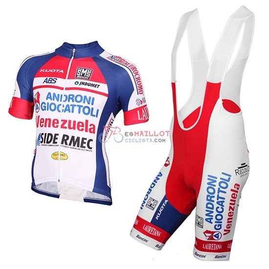 2015 Maillot Androni Giocattoli Mangas Cortas Blanco